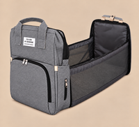 Sac à langer Gris paisible - Nahnou