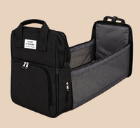 Sac à langer Noir velours - Nahnou