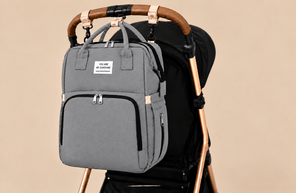 Sac à langer Gris paisible - Nahnou