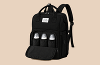 Sac à langer Noir velours - Nahnou