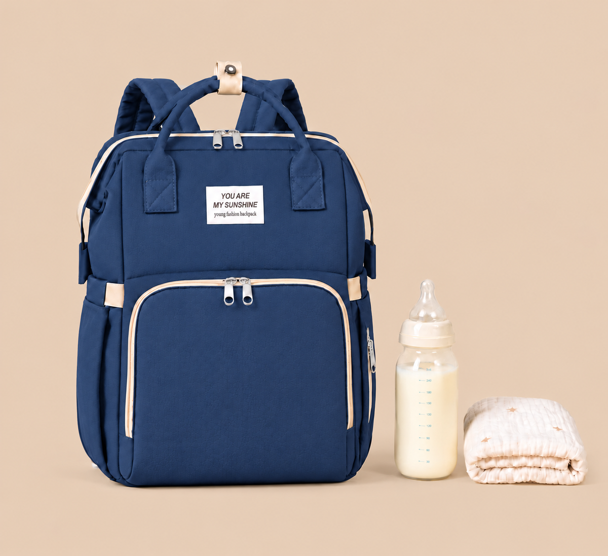 Sac à langer Bleu sérénité - Nahnou