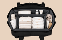 Sac à langer Noir velours - Nahnou